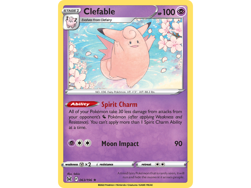 Clefable (Reverse Holo)