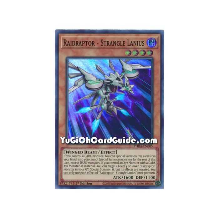 Raidraptor - Strangle Lanius (Super Rare) – Phantom Rage | Carta YUGIOH en México