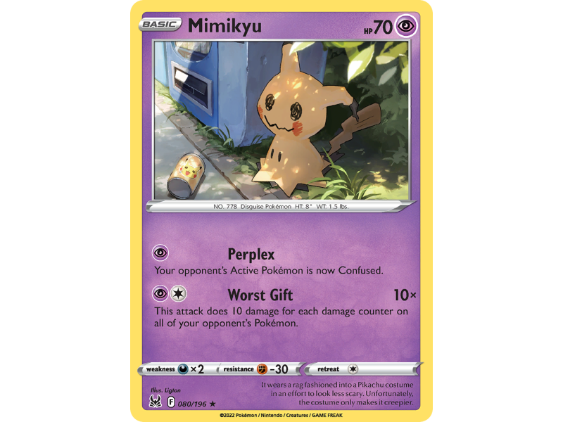 Mimikyu (Reverse Holo)