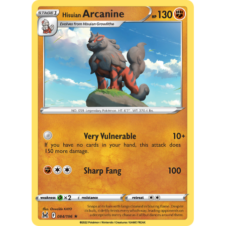 Hisuian Arcanine (Holo)