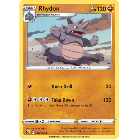 Rhydon (Reverse Holo)