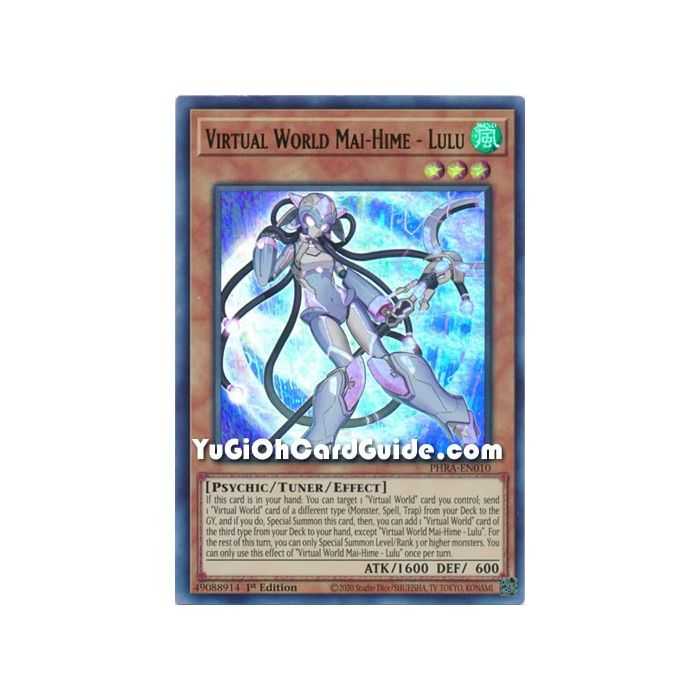 Virtual World Mai-Hime - Lulu (Ultra Rare) – Phantom Rage | Carta YUGIOH en México
