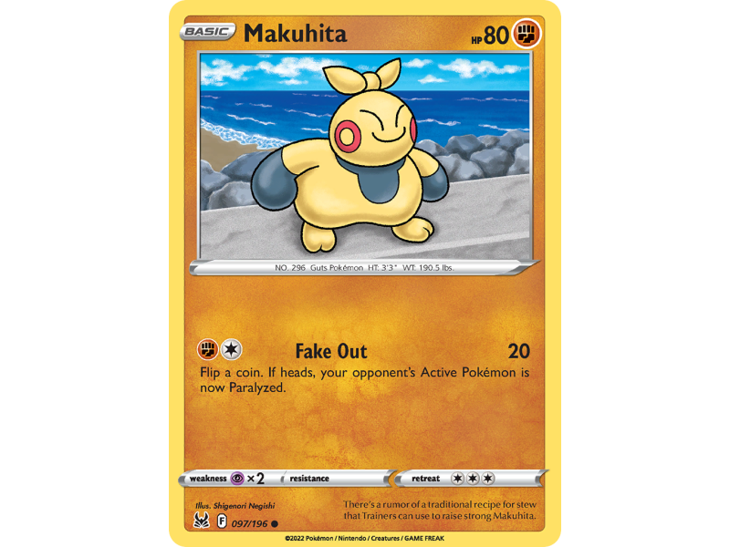 Makuhita (Reverse Holo)