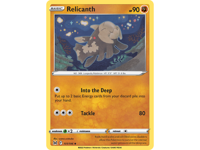 Relicanth (Reverse Holo)
