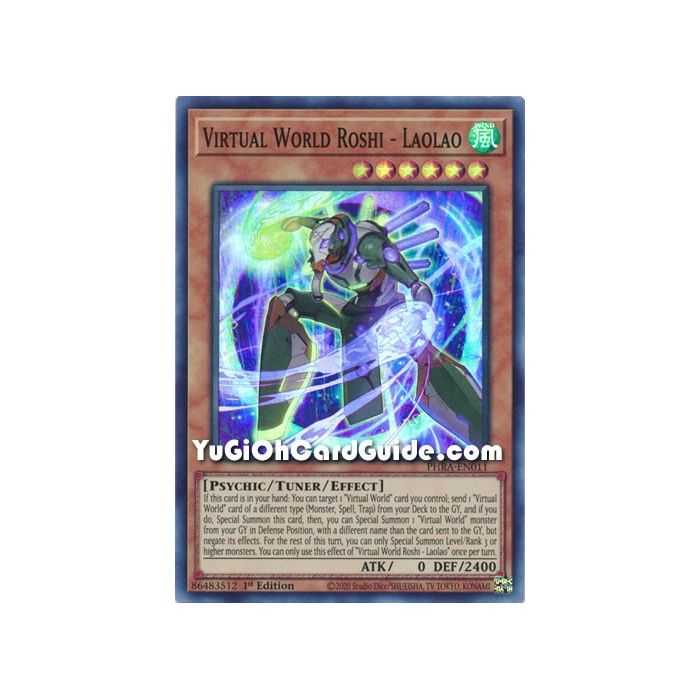 Virtual World Roshi - Laolao (Super Rare) – Phantom Rage | Carta YUGIOH en México