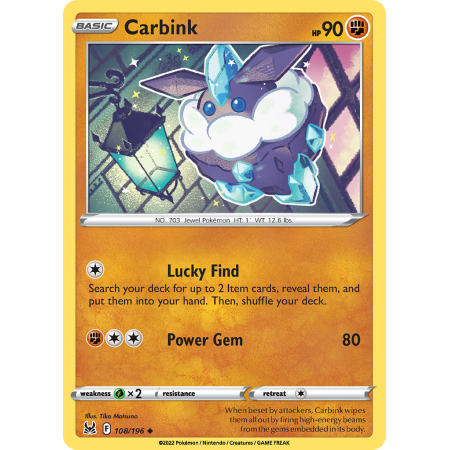 Carbink (Reverse Holo)