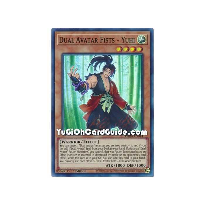 Dual Avatar Fists - Yuhi (Super Rare) – Phantom Rage | Carta YUGIOH en México