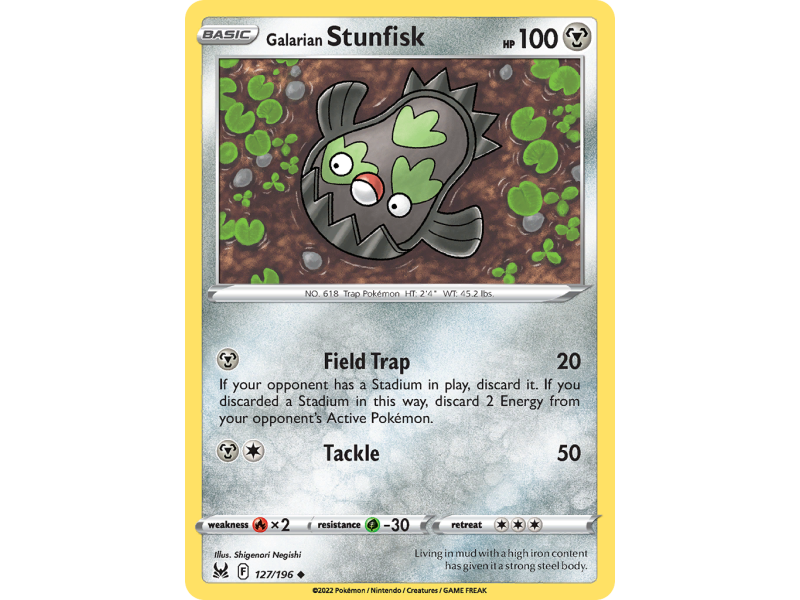 Galarian Stunfisk (Reverse Holo)