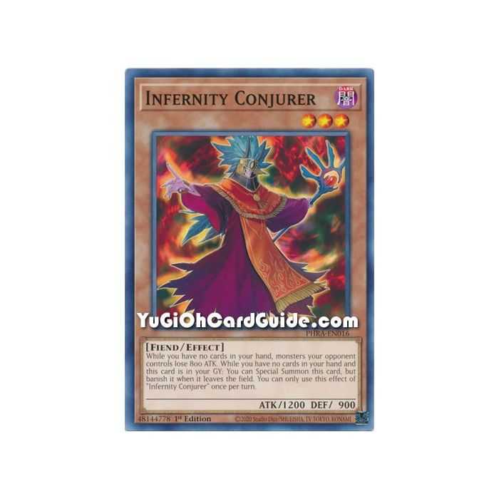 Infernity Comnjurer (Common) – Phantom Rage | Carta YUGIOH en México