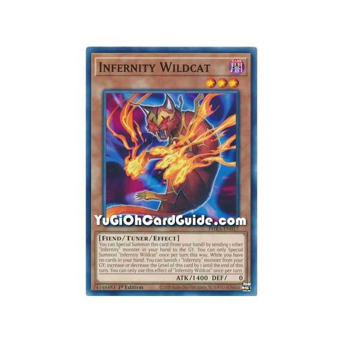 Infernity Wildcat (Common) – Phantom Rage | Carta YUGIOH en México