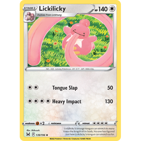 Lickilicky (Reverse Holo)