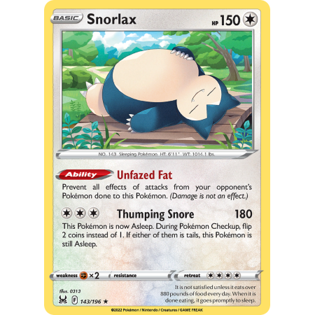 Snorlax (Reverse Holo)