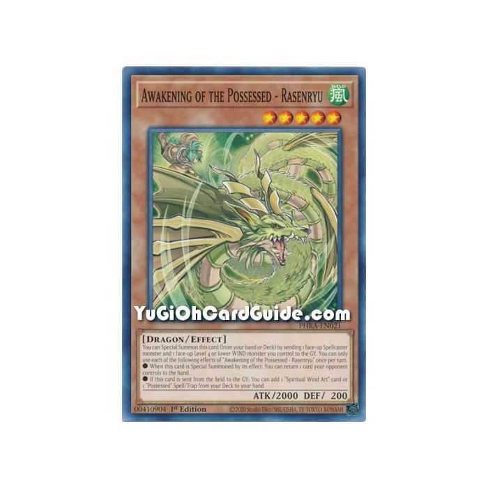 Awakening of the Possessed - Rasenryu (Common) – Phantom Rage | Carta YUGIOH en México