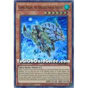 Gizmek Makami, the Ferocious Fanged Fortress (Super Rare) – Phantom Rage | Carta YUGIOH en México