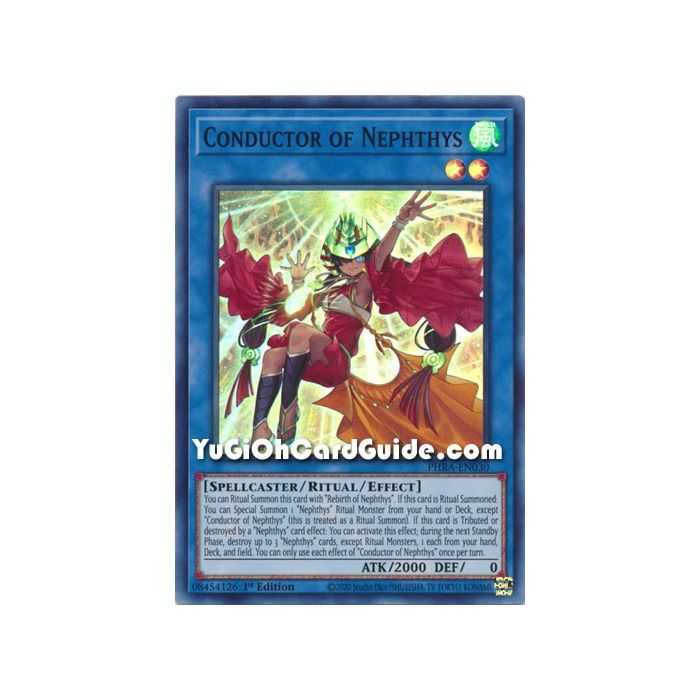 Conductor of Nephthys (Super Rare) – Phantom Rage | Carta YUGIOH en México