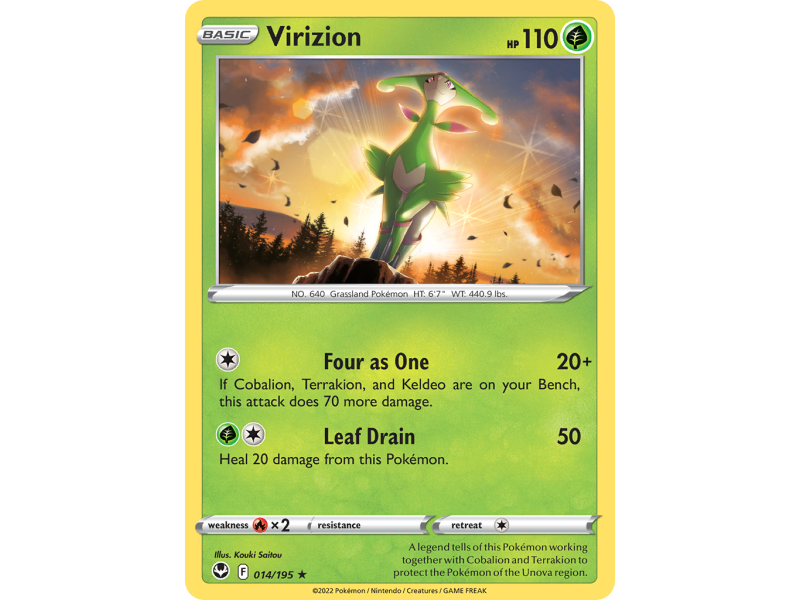 Virizion (Reverse Holo)