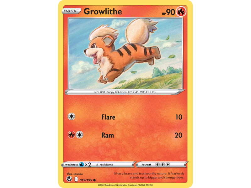 Growlithe (Reverse Holo)