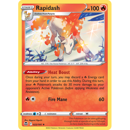 Rapidash (Reverse Holo)