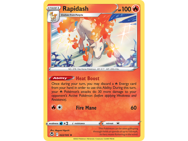 Rapidash (Reverse Holo)