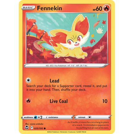 Fennekin (Reverse Holo)