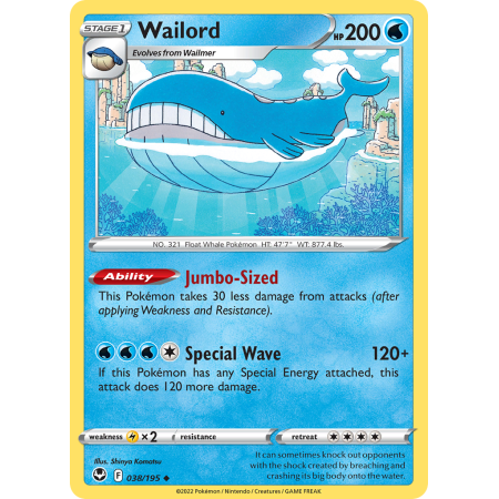 Wailord (Reverse Holo)