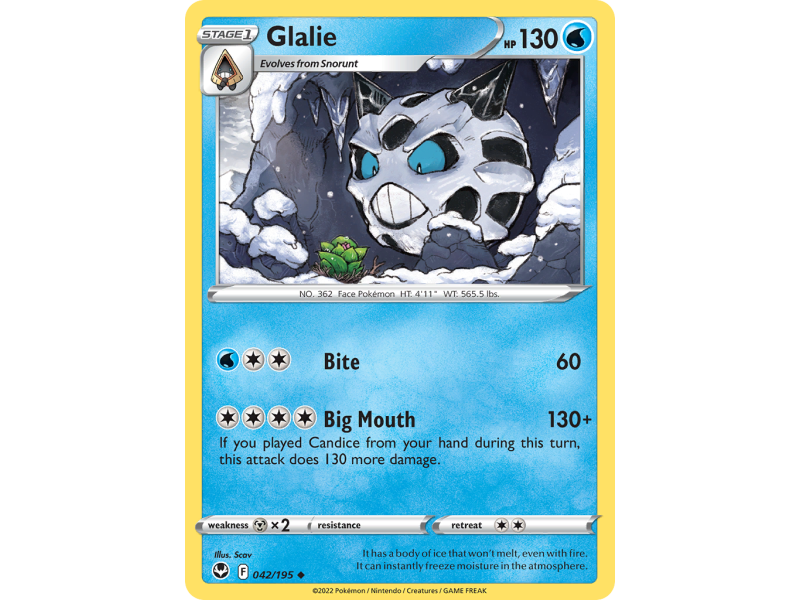 Glalie (Reverse Holo)