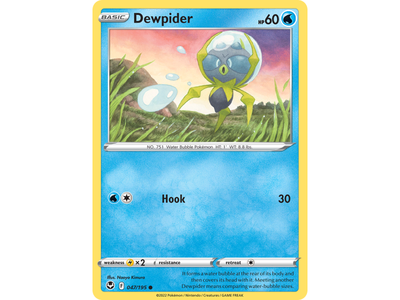 Dewpider (Reverse Holo)