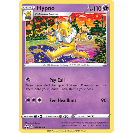 Hypno (Reverse Holo)