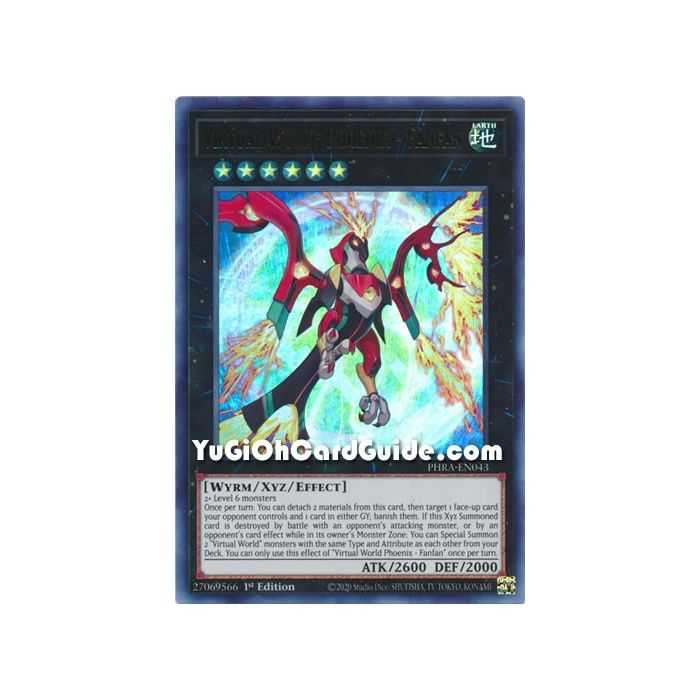 Virtual World Phoenix - Fanfan (Ultra Rare) – Phantom Rage | Carta YUGIOH en México