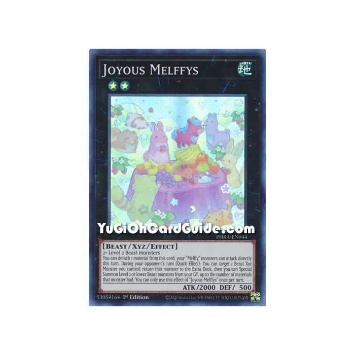 Joyous Melffys (Super Rare) – Phantom Rage | Carta YUGIOH en México