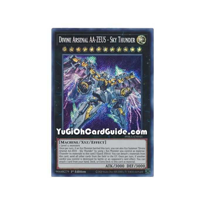 Divine Arsenal AA-ZEUS - Sky Thunder (Secret Rare) – Phantom Rage | Carta YUGIOH en México