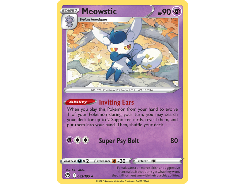 Meowstic (Reverse Holo)
