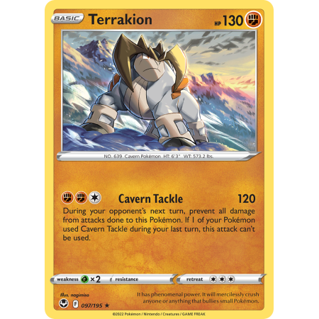 Terrakion (Reverse Holo)