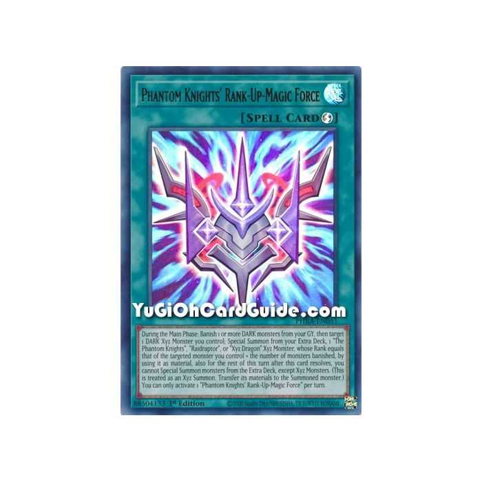 Phantom Knights' Rank-Up-Magic Force (Ultra Rare) – Phantom Rage | Carta YUGIOH en México
