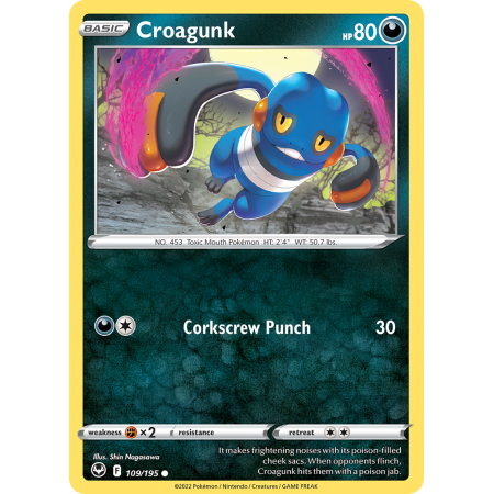 Croagunk (Reverse Holo)