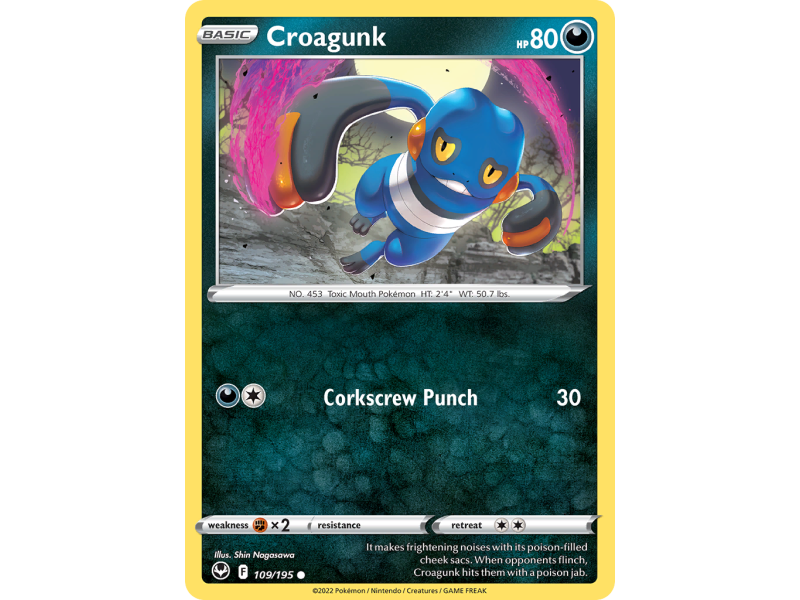 Croagunk (Reverse Holo)