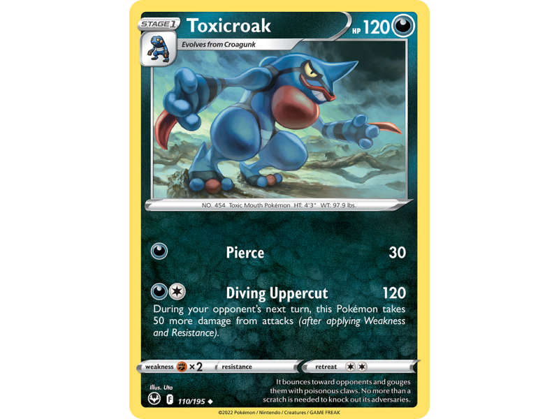 Toxicroak (Reverse Holo)