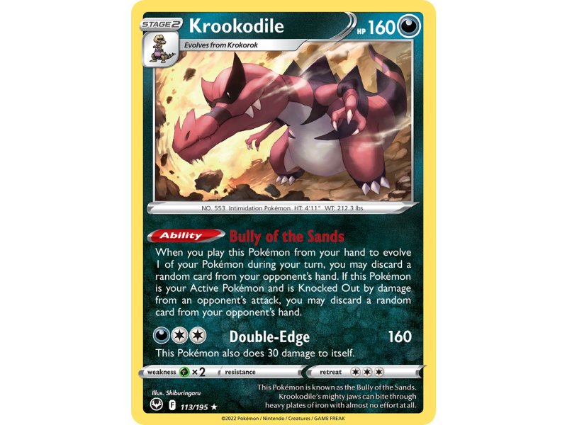 Krookodile (Reverse Holo)