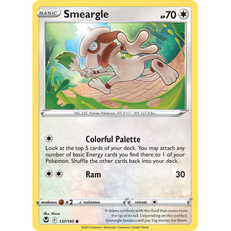 Smeargle (Reverse Holo)