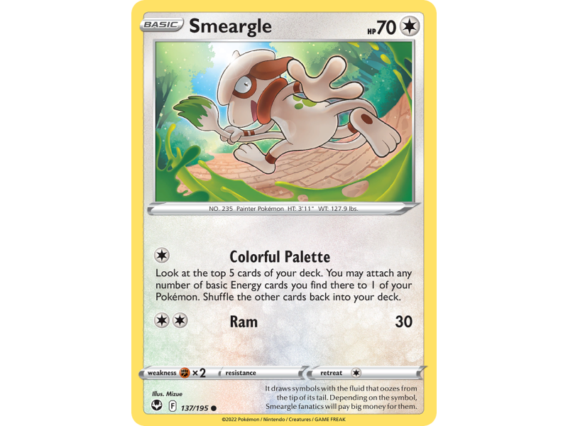 Smeargle (Reverse Holo)