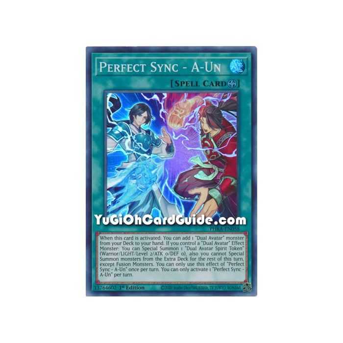 Perfect Sync - A-Un (Super Rare) – Phantom Rage | Carta YUGIOH en México