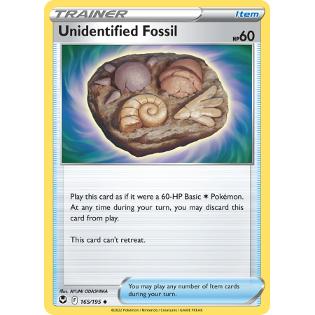 Unidentified Fossil (Reverse Holo)