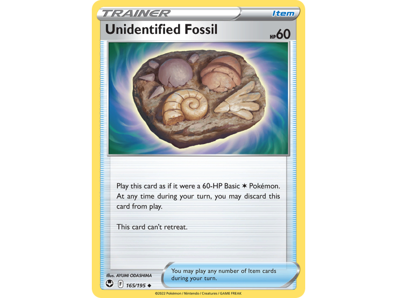 Unidentified Fossil (Reverse Holo)