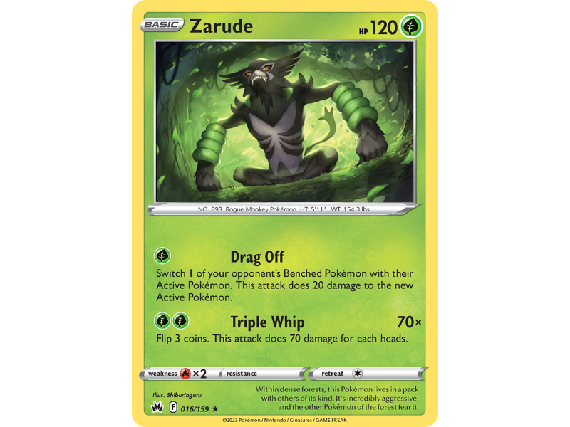 Zarude (Reverse Holo)