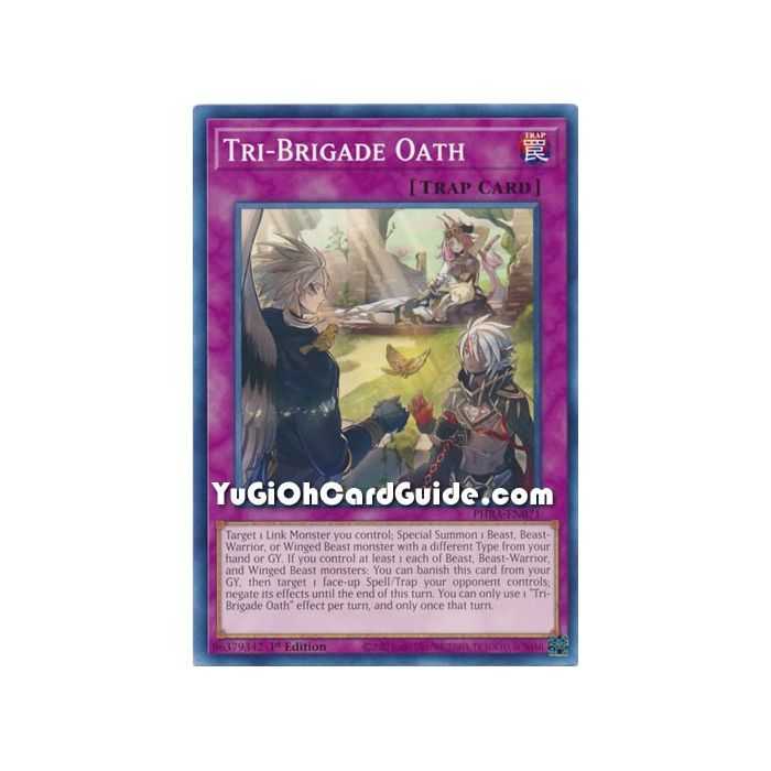 Tri-Brigade Oath (Common) – Phantom Rage | Carta YUGIOH en México