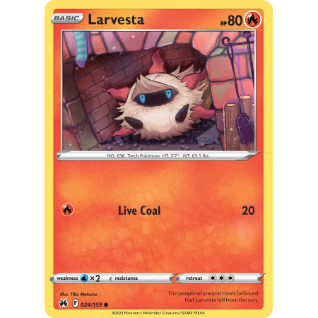 Larvesta (Reverse Holo)