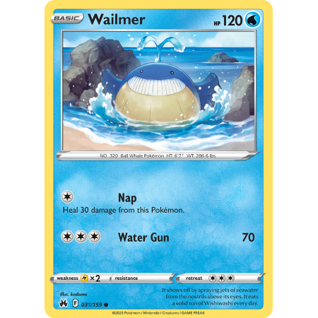 Wailmer (Reverse Holo)