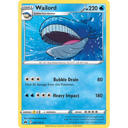 Wailord (Reverse Holo)