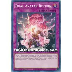 Dual Avatar Return (Common) – Phantom Rage | Carta YUGIOH en México