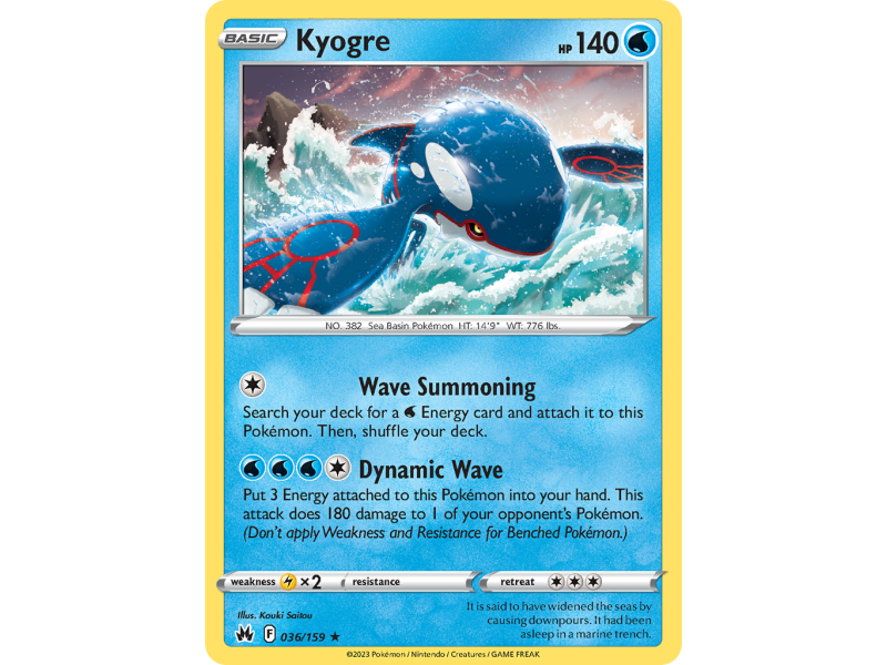 Kyogre (Reverse Holo)